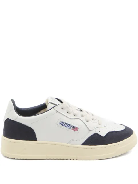 Autry Medalist panelled leather sneakers White AULMFT07