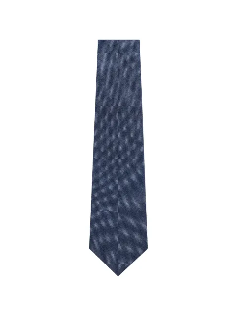 Corneliani textured tie Blue 27U3022720302