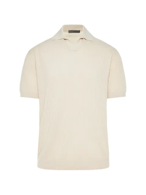 Corneliani Pima ribbed sweater Neutrals 27M5082725124