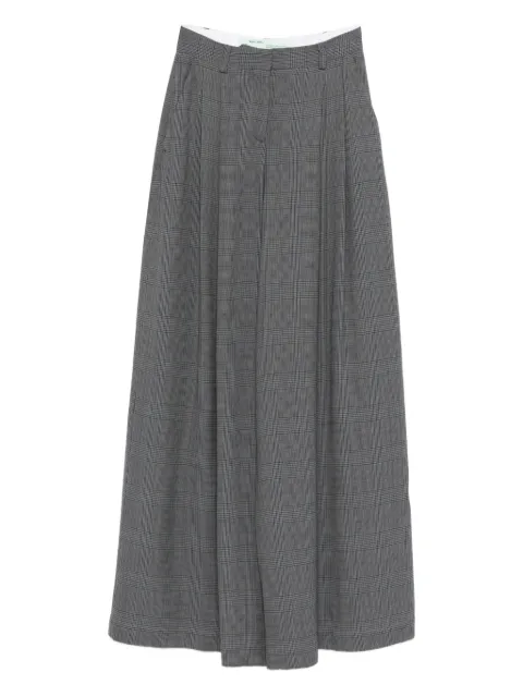 Off-White Pre-Owned 2013 check-pattern trousers Grey HOLAOW101