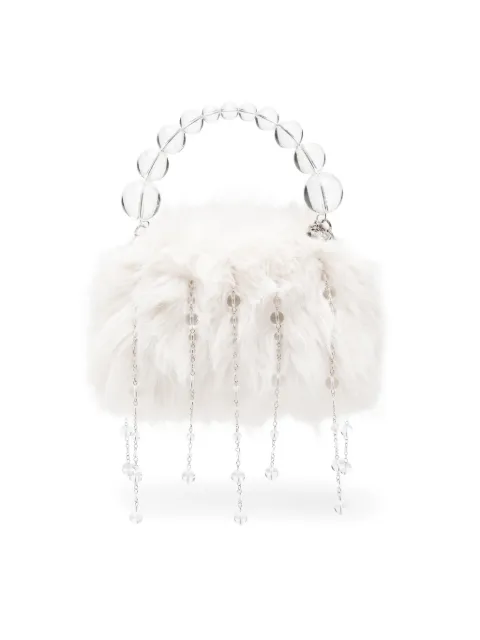 ROCKFISH x Susan Fang furry tote bag White SF1ACBF3BG001WHITE