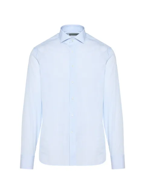 Canali striped shirt Blue GD03728