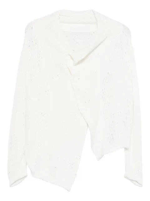Y's asymmetric knitwear White YQT12673098