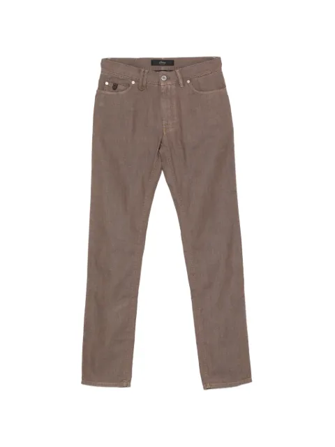 Brioni Meribel belt-loops trousers Brown SPEI0LPDD01