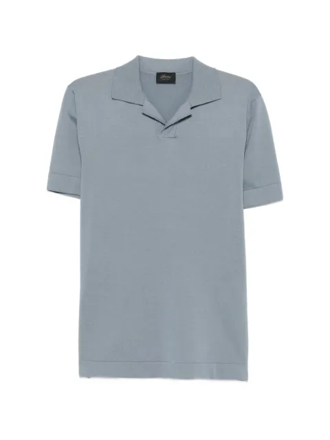 Brioni revere-collar T-shirt Blue UMKC0LPDK02
