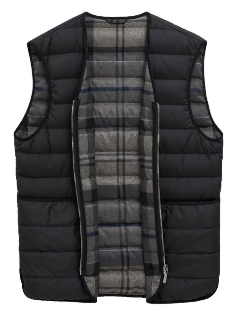 Barbour zip quilted jacket Black MLI0060BK11