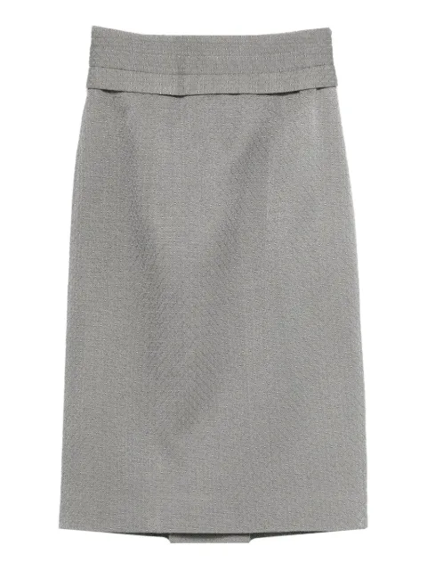 John Galliano Pre-Owned woven skirt Grey HOLAGAL162
