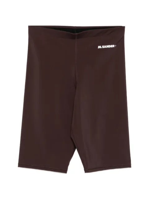 Jil Sander logo biker shorts Brown J40MU0120J20031