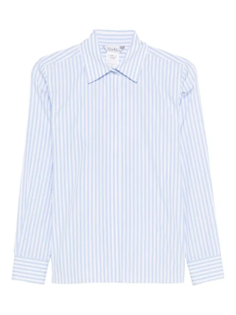 Max Mara stripe-pattern shirt Blue 2611111111600