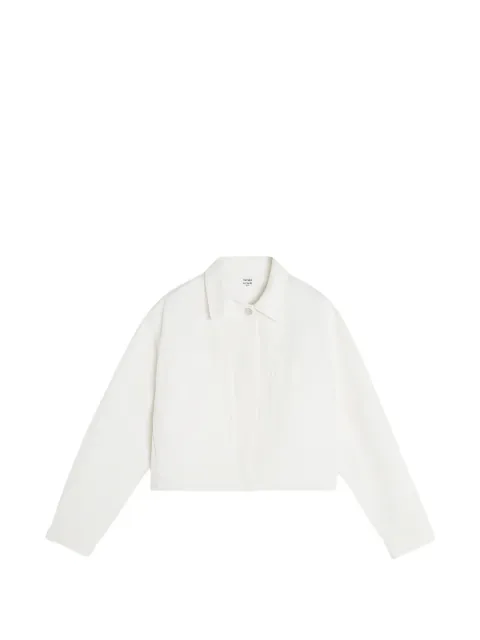 Maison Kitsuné patch-detail jacket White QW02102WD4024