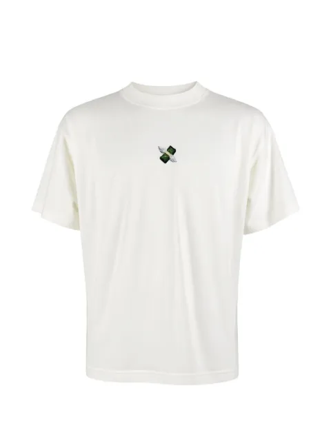 ALBERTO BRESCI logo-patch embroidered T-shirt White BBT016001