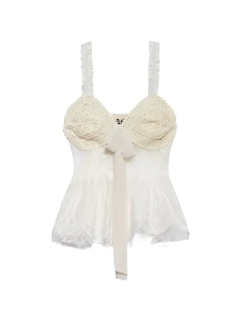 Aniye By ruffled lace top White 18512002485