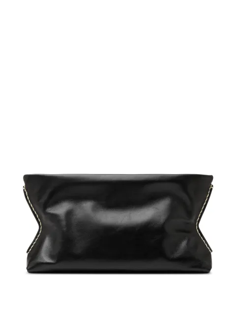 Marsèll Dipi stitched clutch bag Black MB0494P015