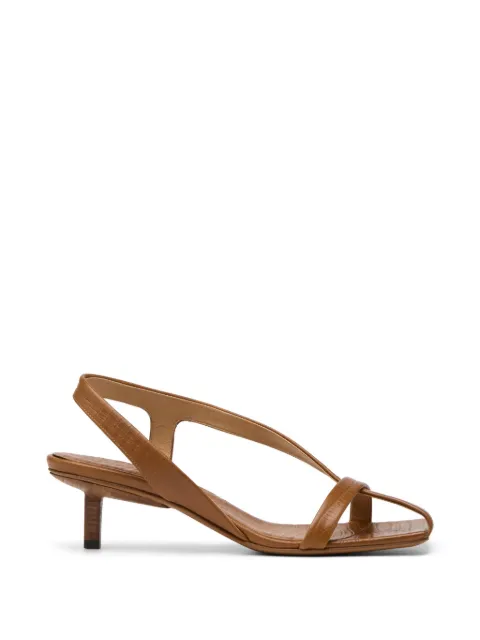 Marsèll Schiacciata heeled sandals Brown MW8871P047