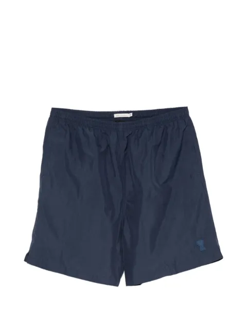 AMI Paris Ami de Coeur elastic-waist swim shorts Blue HBW318PA0027