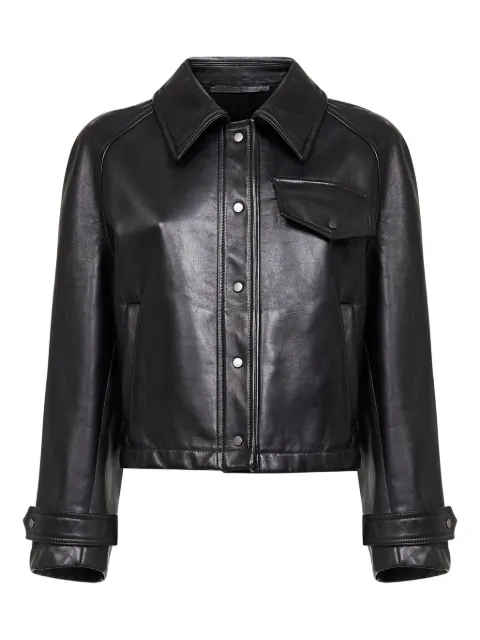 Salvatore Santoro leather jacket Black 47048DBLACK