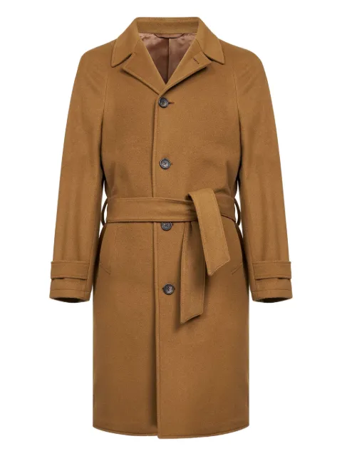D4.0 Buttoned Raglan Sleeve Coat Neutrals BOSTONCAMMELLO