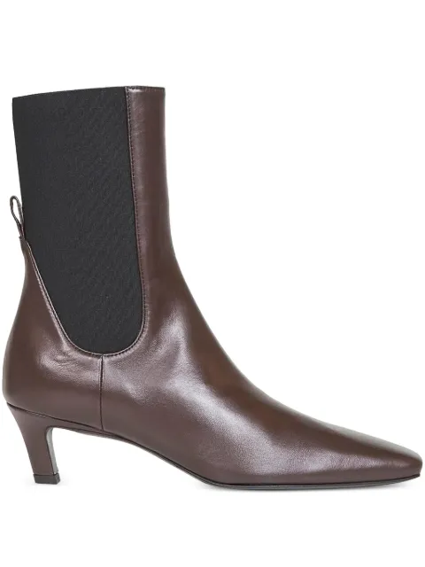 TOTEME 50mm leather Chelsea boots Brown 261WAS970LE0210102