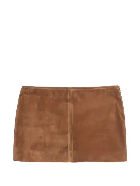 Aniye By Janis suede mini skirt Brown 18508300663