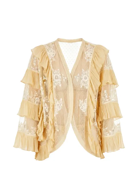 Aniye By Layla ruffled jacket Neutrals 185232