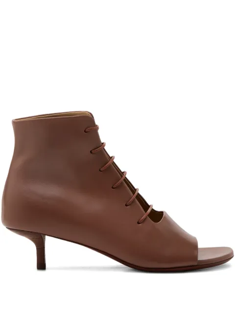 Marsèll Sottiletta open-toe lace-up boots Brown MW8542P010