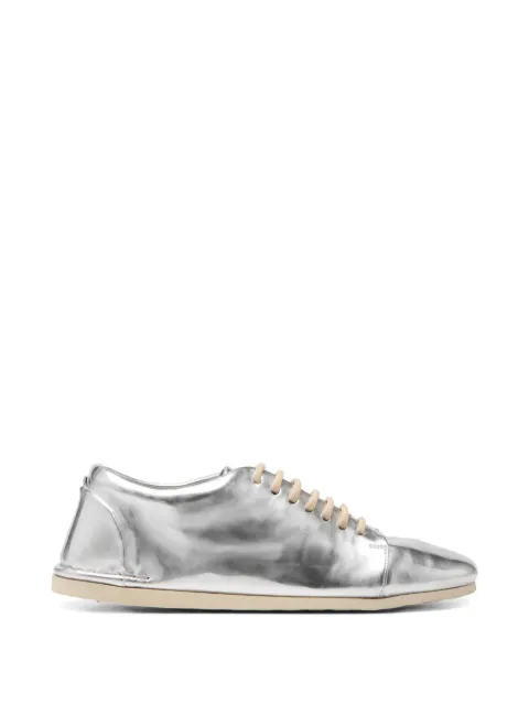 Marsèll metallic lace-up sneakers Silver MWG700T014
