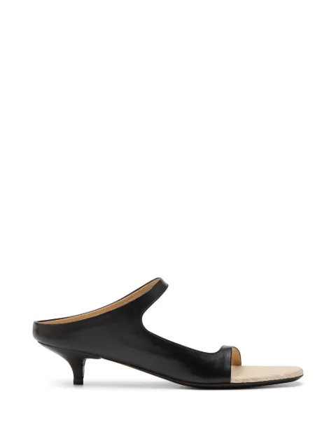 Marsèll Fiuto double-strap heeled sandals Black MW8803B051