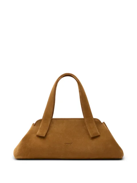 Marsèll Linea Basalt suede shoulder bag Brown MB0487P024