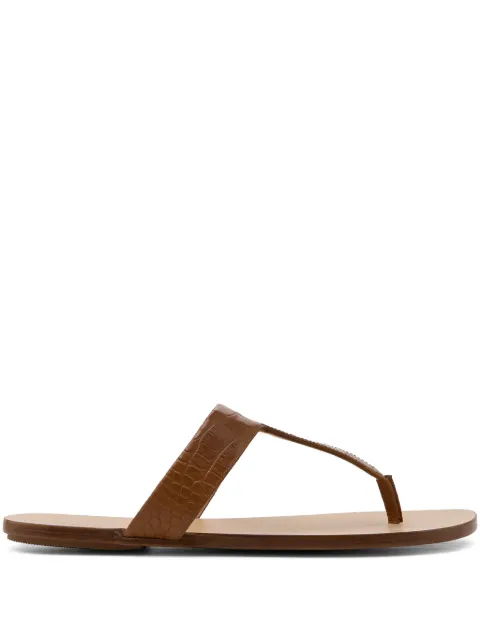 Marsèll Sottile croc-effect T-bar sandals Brown MM4787P046
