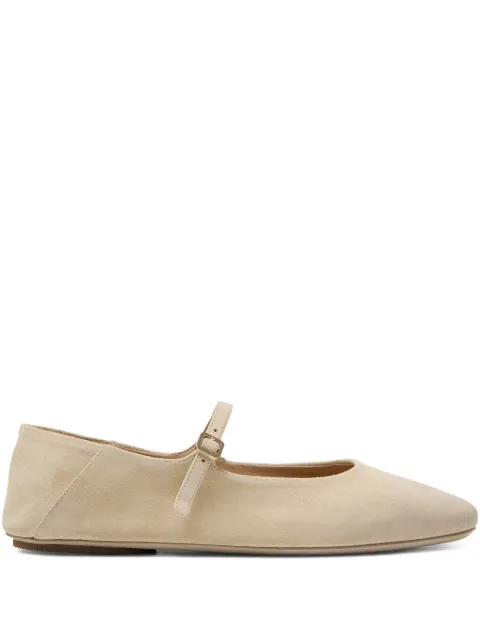 Marsèll Strascico buckle-strap ballet flats Neutrals MW8526ABP024