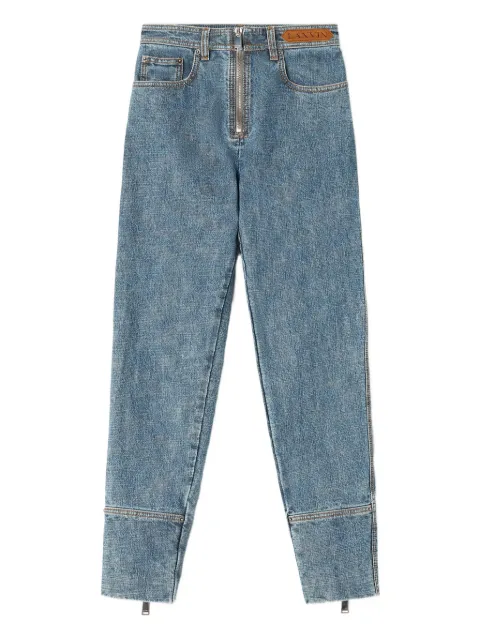 Lanvin five-pockets zip jeans Blue RWTR0330D096P26