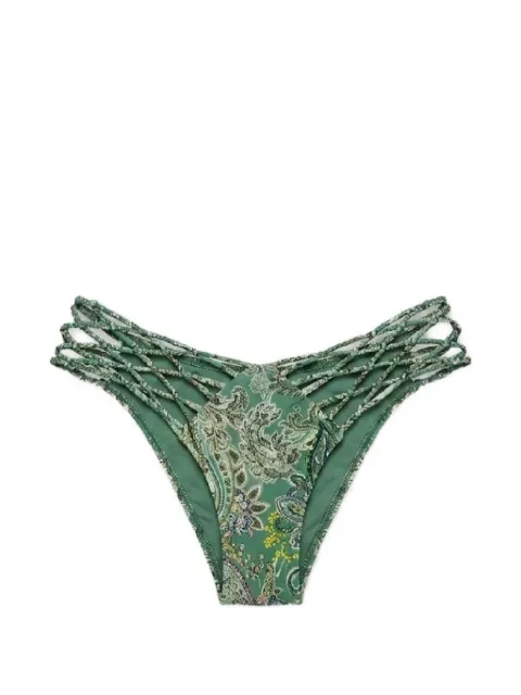 Del Maar Lariaqui paisley-print bikini bottoms Green BOTTOMLATINADM228