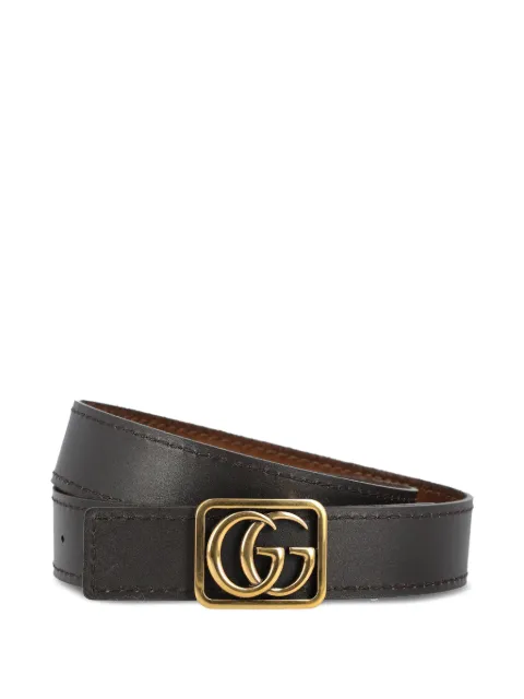 Gucci double G buckle belt Brown 854724CAABE