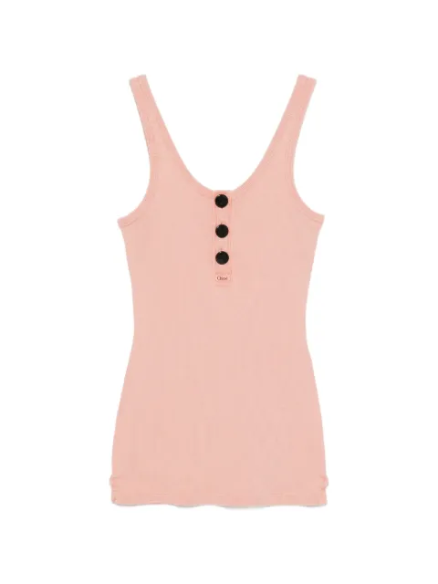 Chloé button T-shirt Pink CH26UJH02089