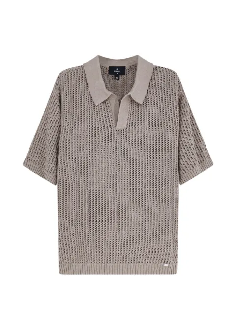 Represent open-knit polo shirt Neutrals MLM100725