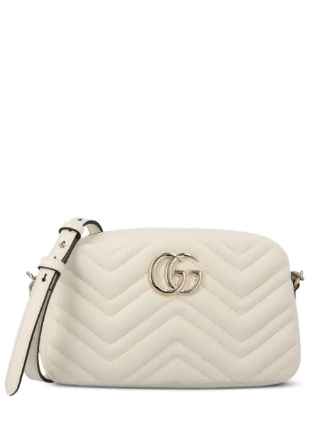 Gucci small GG Marmont chevron shoulder bag Neutrals 855273AAFXD
