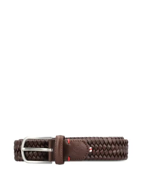 LA BOUCLE Roma leather belt Brown LBROMBROL10100560