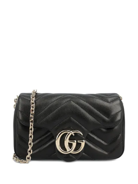 Gucci GG Marmont quilted mini bag Black 841290AAFAX