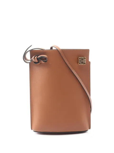 Loewe Pre-Owned 2000s Dice Pocket leather shoulder bag Brown 1028050