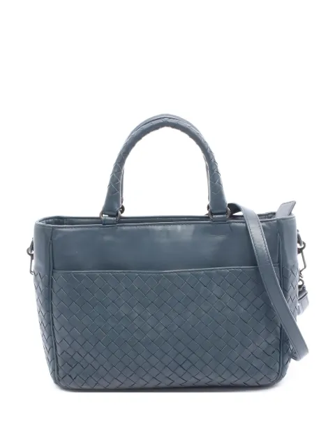 Bottega Veneta Pre-Owned 2000s Intrecciato two-way tote bag Blue 1027953