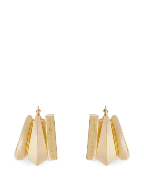 Elisabetta Franchi crystal-embellished earrings Gold OR05B63E2