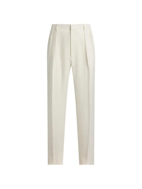 Ralph Lauren Purple Label pleated trousers Neutrals 798P11483001