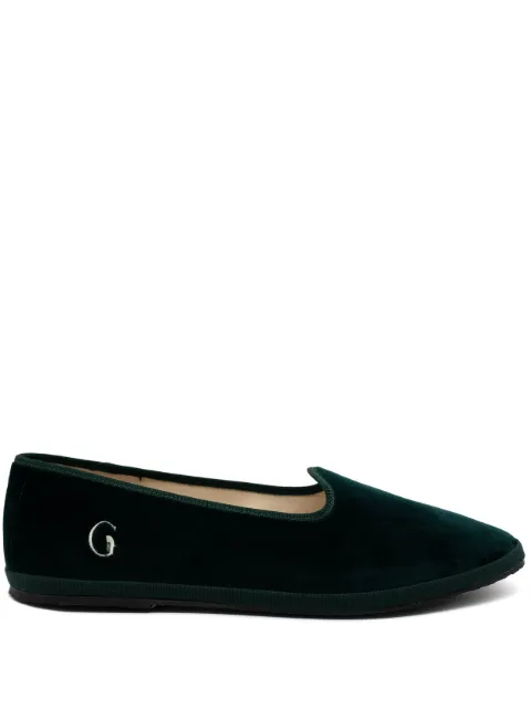 Gondolina Bucintoro logo-detail slippers Green GAP5U