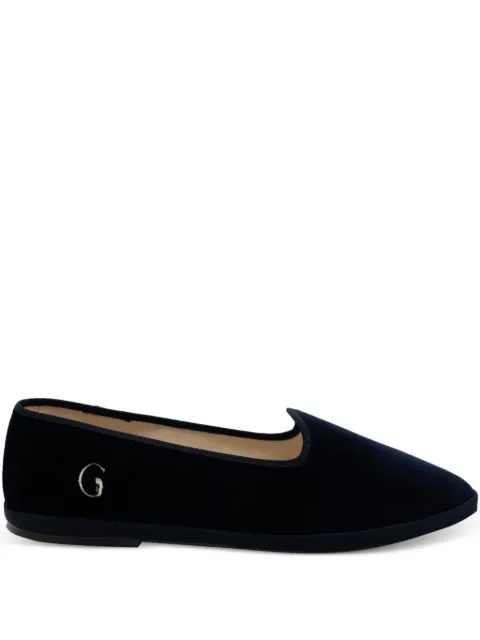 Gondolina Bucintoro logo-detail slippers Blue GAP5U