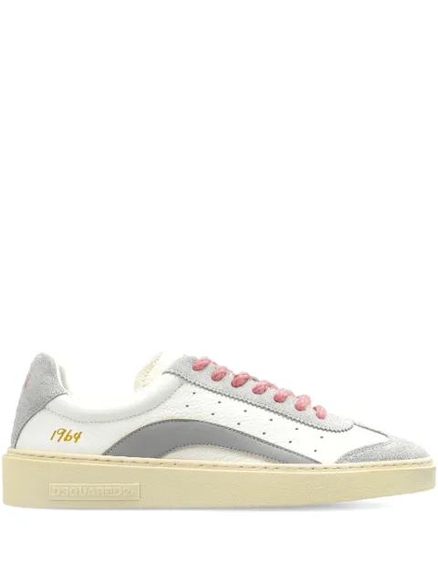 DSQUARED2 perforated panelled sneakers White SNW030125108722