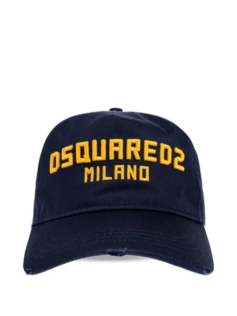 DSQUARED2 Dsquared2 Milano patch baseball cap Blue BCM093205C00001