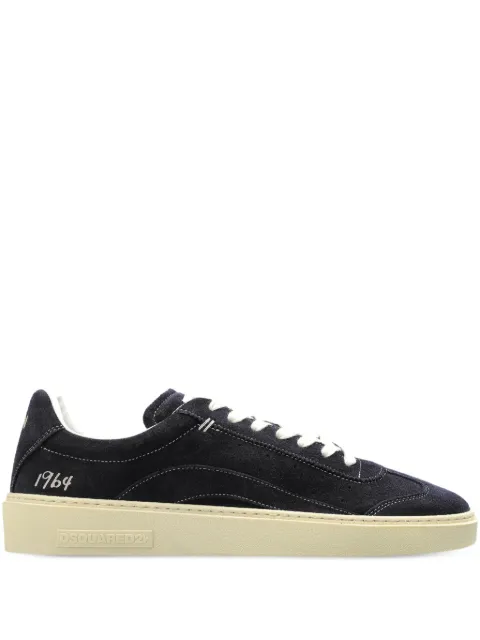 DSQUARED2 calf leather trainers Blue SNM04701503520