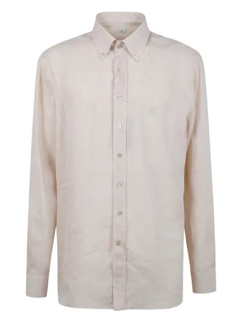 ETRO buttoned long-sleeved shirt Neutrals MRIB000499TU3F3
