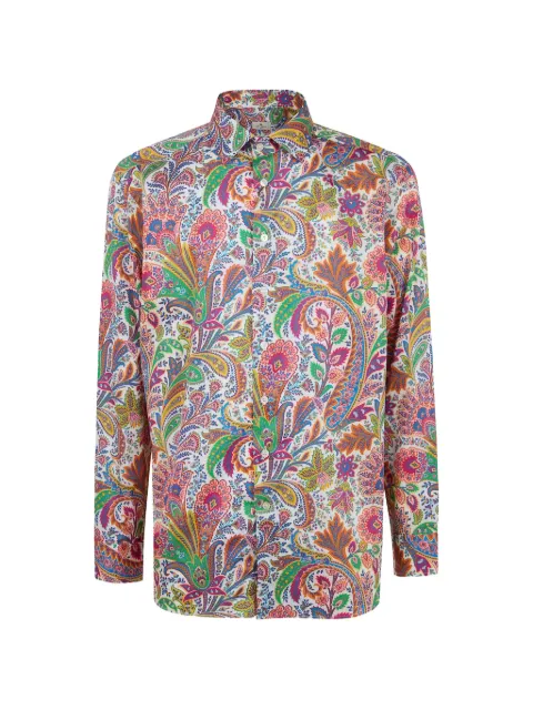 ETRO paisley-print long-sleeve shirt White MRIB000199SA5P4