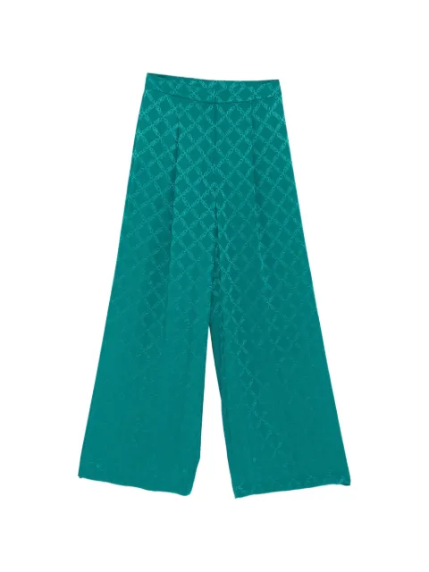 Michael Kors monogram trousers Blue MS53063HJ8